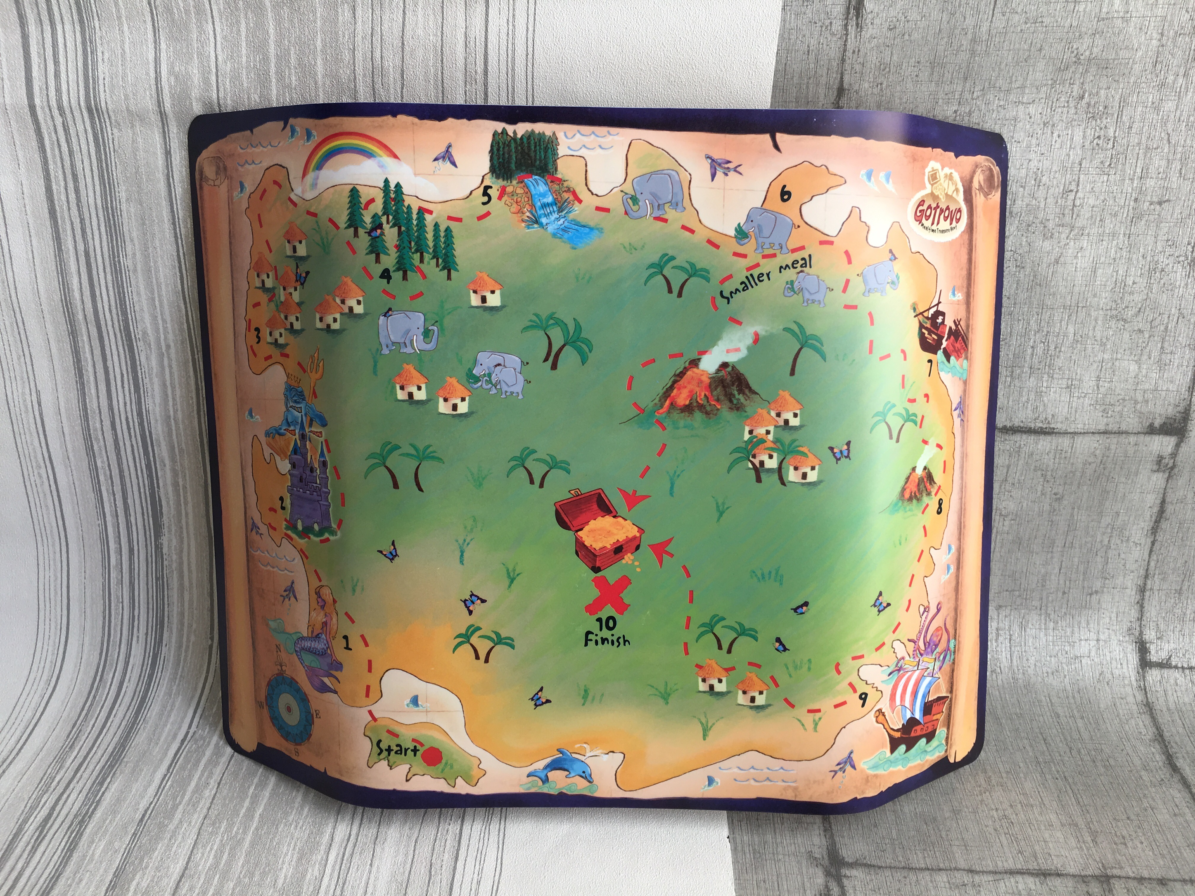 Gotrovo Mealtime Treasure Hunt Map