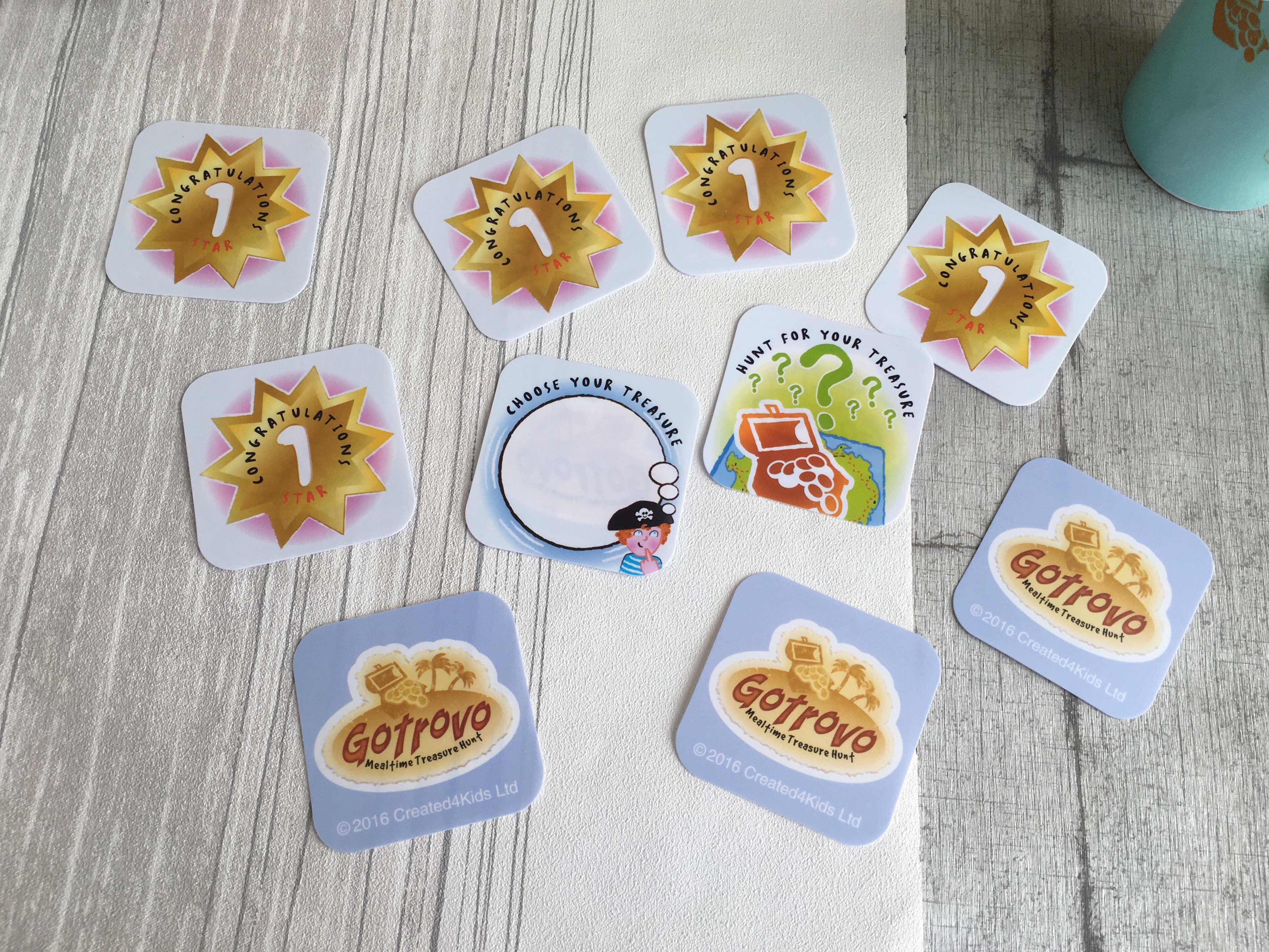 Gotrovo Mealtime Treasure Hunt Cards
