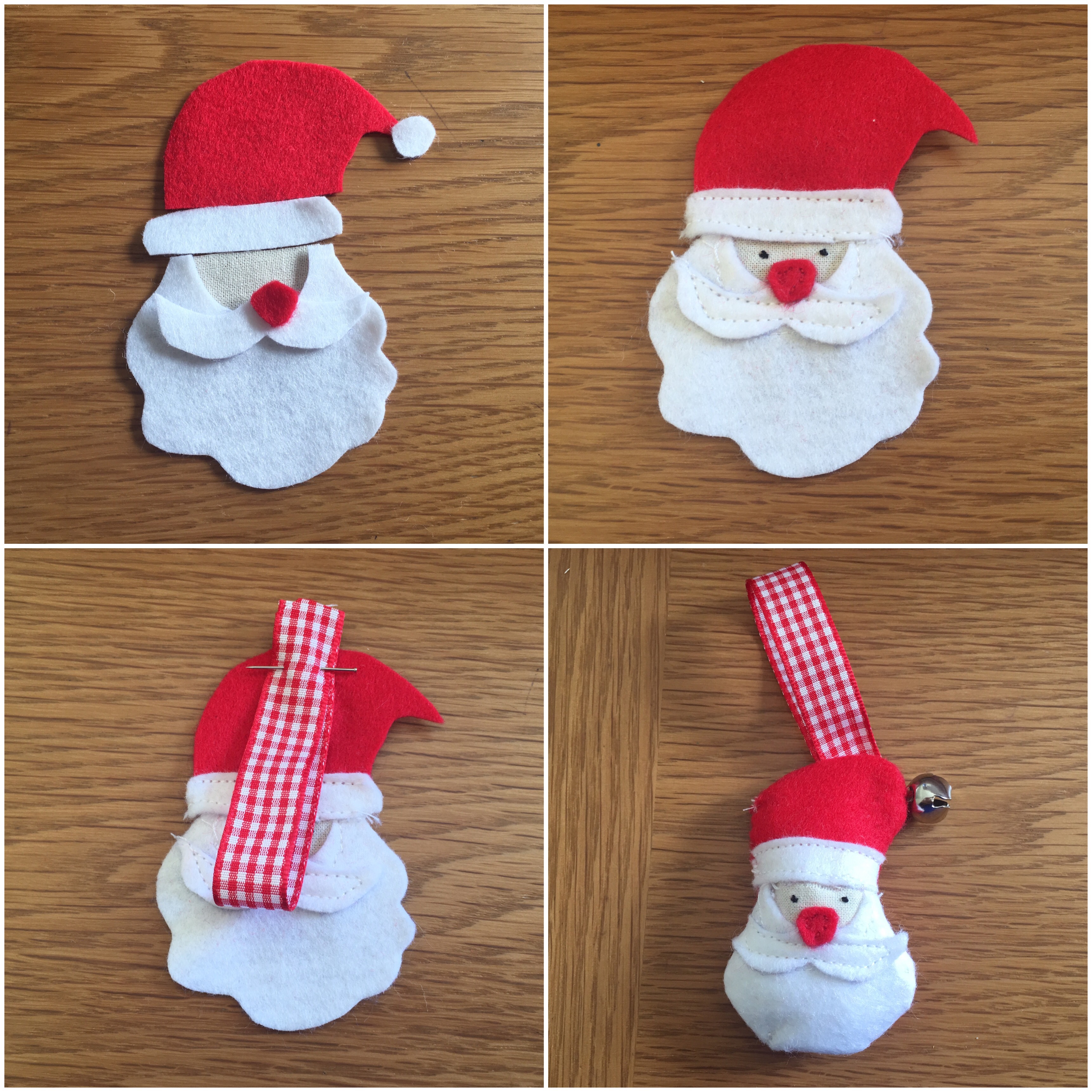 Handmade Father Christmas Decoration the-S Box