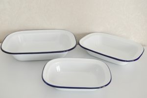 Enamel Pie Dish