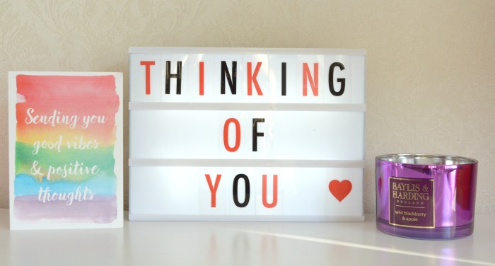 Moonpig Light box Card and Candle